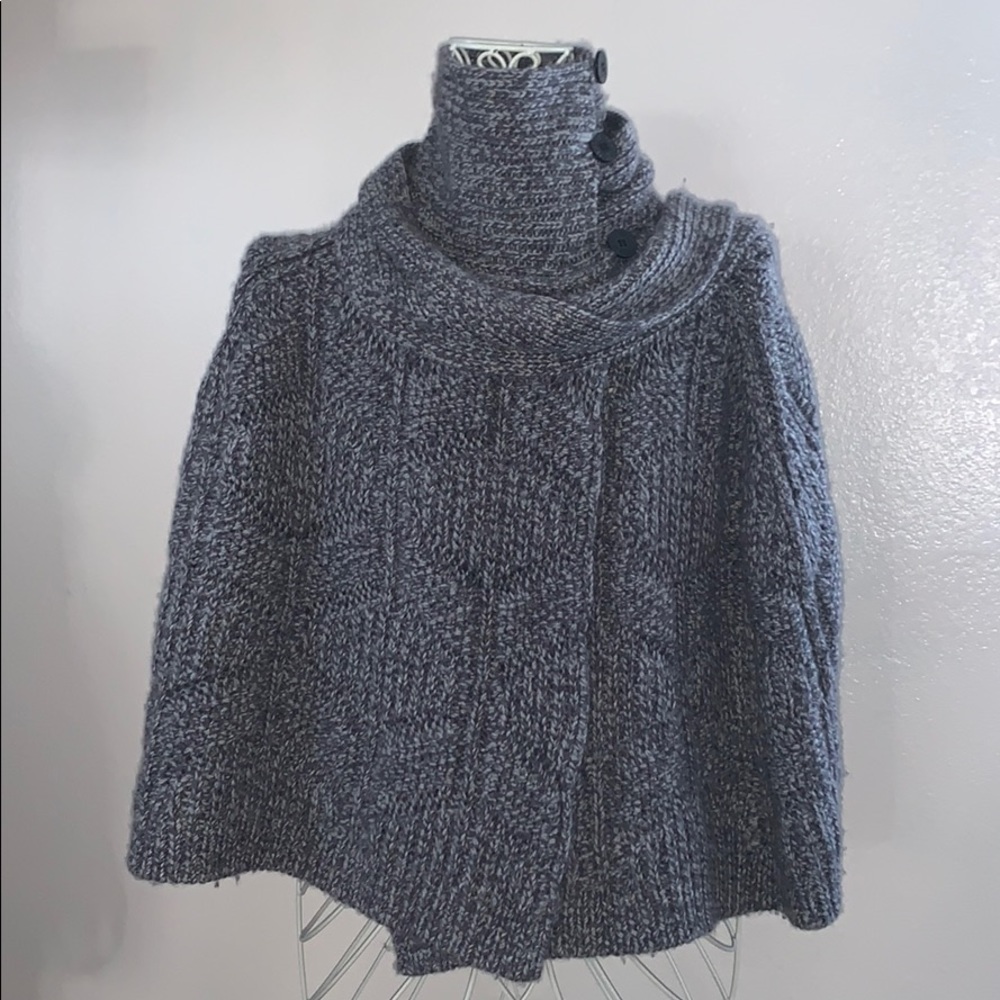 Ugg Gray Knit Cape - image 1